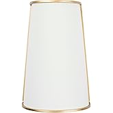 Varaluz Coco 2-Lt Sconce - Matte White/French Gold