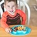 Silicone Suction Baby Feeding Placemat: Lumipets Non Slip Bear Shaped Mat Bowl Plate for Toddlers & Kids Eating at Home or a Restaurant - Toddler Food Tray Plates - Table/High Chair Placemats - Blue