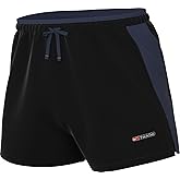 Nike Track Club Men's Dri-FIT 5" Brief-Lined Running Shorts (Black/Midnight Navy/Summit White, FZ7397-010) Size XX-Large