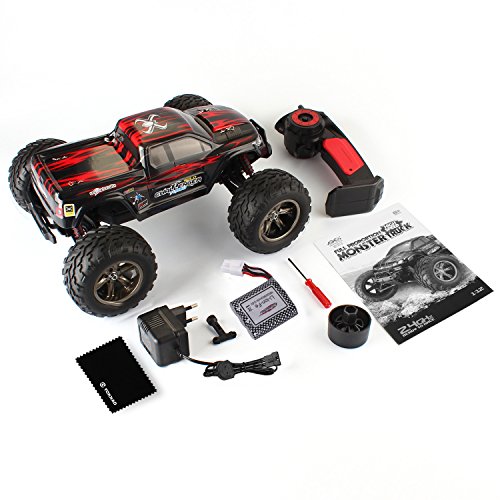 Yokkao Ferngesteuertes Auto, 1: 12 RC Monstertruck Geländewagen 40km/h Auto Fahrzeug Wasserdichter und stoßfester Buggy… – Bild 8