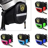 Beeway Bike Saddle Bag, Outdoor Cycling Mountain Bicycle Back Seat Pack Storage Bag - Water Resistant, Colors