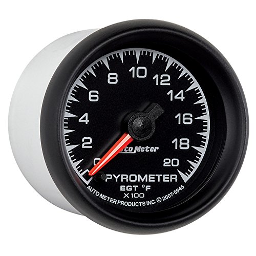 Auto Meter 5945 ES 2-1/16" 0-2000 F Full Sweep Electric Pyrometer E.G.T. (Exhaust Gas Temperature)