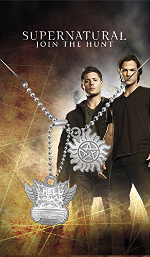 Supernatural Dog Tags with ball chain Hell & Back