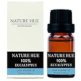 Nature Hue - Eucalyptus Essential Oil 10 ml, 100% Pure Therapeutic Grade, Undiluted