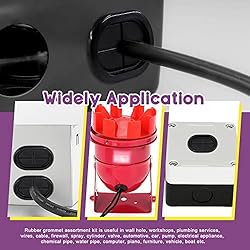 Swpeet 42Pcs 2 Types 10 Sizes Double Sided Round