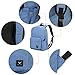 Hynes Eagle Casual Basic Backpack Simple School Bag Blue