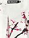 Woman Floral Prints High Waist Pleated A Line Midi Skirt White / S