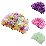 Etopsell Swim cap Floral Petal Retro Style Bathing Caps for Women