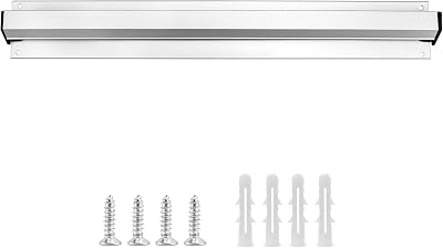 QWORK Restaurant Order Grabber 16in 40cm Wall Mounted Aluminum Display Rail
