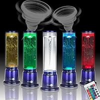 SensoryMoon Pet Tornado Twister Lamp - Mini Water Vortex Maker Machine in 14" Color Changing Tube is Best Plug in LED Mood Night Light, Extreme Weather Related Gift, and Science Lab Toy for Kids