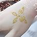 OPHIR Glitter Tattoo Kit - 20 Color Shimmer, 30x Stencils Tattoo Body Art Design Kit for Children, Teenagers & Adults Halloween Party
