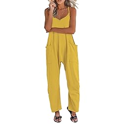 UNIANKIYA 2025 Spaghetti Strap Harem Long Pants One