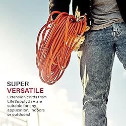 75ft Power Outdoor Extension Cord & Indoor