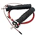 WODSKAI Jump Rope-Adjustable Speed Cable Skipping Ropes-Best for Crossfit, WOD, MMA, Boxing Fitness Training with Ball Bearing System-Free Carry Bag-Spare Cable Including
