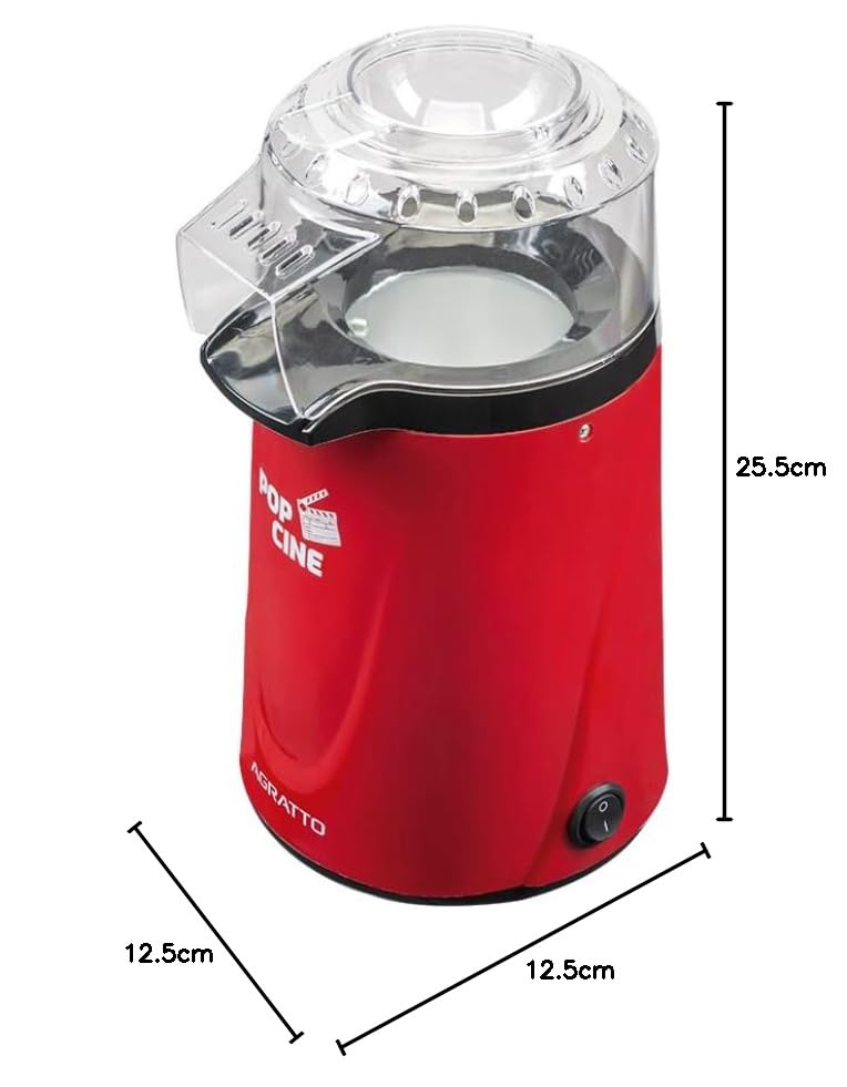 PIPOQUEIRA PO CINE PP02 VERMELHO COM DOSADOR 1200W 220V AGRATTO