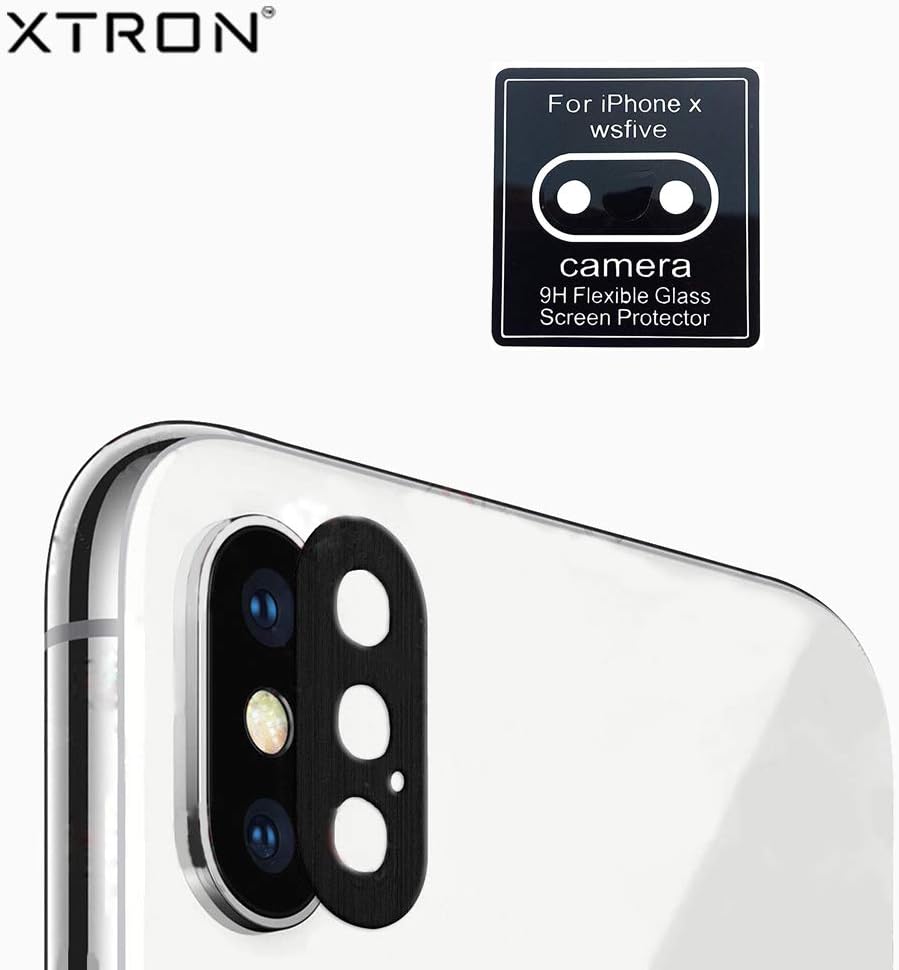 XTRON Premium Camera Lens Screen Protector Tempered Glass for iPhone X