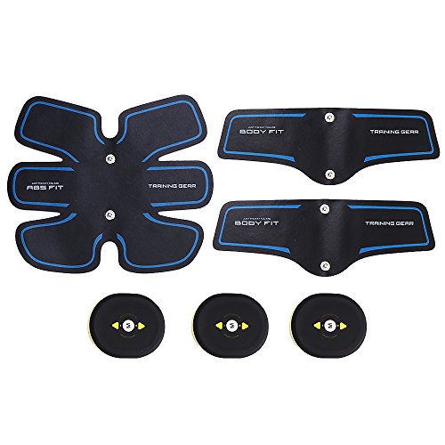 Rxlife Abdominal Muscle Toning Belt EMS PU Toner Portable Fitness for Arm Leg Training Home Office Exercise Workout Equipment Rechargeable for Men Women - Thumbnail 5