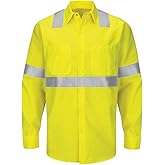 Red Kap mens Hi-vis Colorblock Ripstop Work Shirt-type R, Class 2