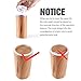 Easehold Travel Size USB Essential Oil Diffuser 50ml Mini Humidifier Air Purifiers Home Office Car Use Cool Mist 7 Led Lights Wood Grain (Yellow)