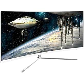 Viotek GN34CW 34″ (3440x1400p) 21:9 100Hz Ultrawide Curved QHD Gaming and Professional Computer Monitor