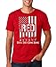 AW Fashions R.E.D. - Remember Everyone Deployed Until They Come Home Premium Men's T-Shirt (X-Large, Red)