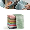 5/10 stks Glasveegdoeken Visschubben Designdoek Stofreinigingsdoek Water, Microfiber Polijstdoek, voor het reinigen van…