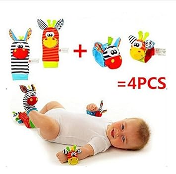 wrist and foot rattles for babies