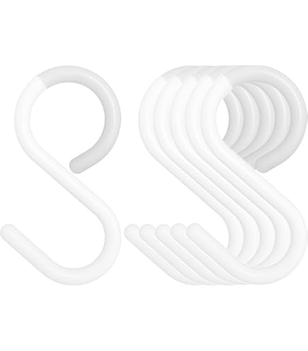 Brass S Hooks – 1-5/8" Length, Open Style, 15-Piece Pack For Home, Farm, And Workshop