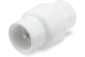 NDS 1001-07 3/4" PVC IPS Spring Check Valve F by F 4-1/8" Length