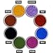 Premium Oxide Pigment Powder Colorants Set - 8 Beautiful Colors for Hand Soap Making Kit (.5 oz ea) - Red, Blue, Yellow, Lavender, Green, Brown, Black, Violet - Non Bleeding Colorant
