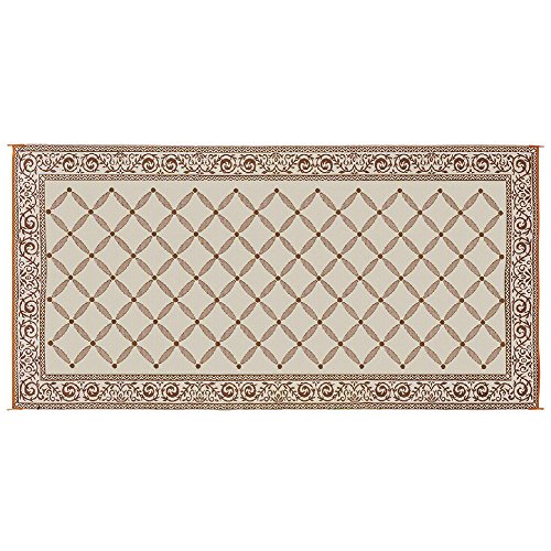 Stylish Camping 119187 9feet by 18feet Reversible Mat, Plastic Straw