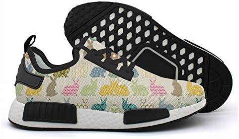 Easter Color Bunny Men Casual Sneakers Running Shoes