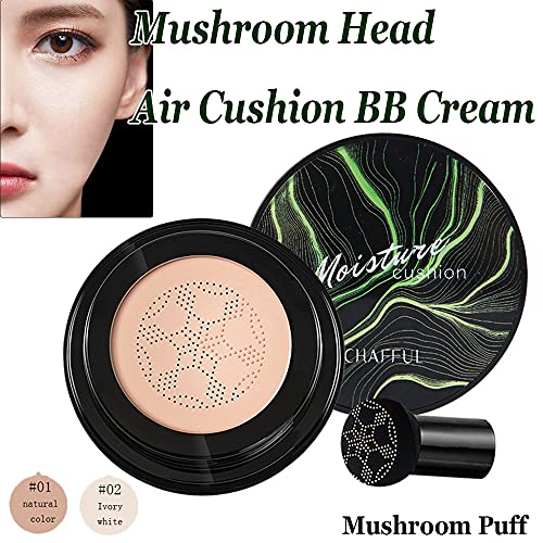 Mushroom Head Air Cushion CC Cream, Moisturizing Foundation, Air
