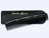 Hercules Sagemann Gents Hair Comb In Leather Pouch Seamless 5