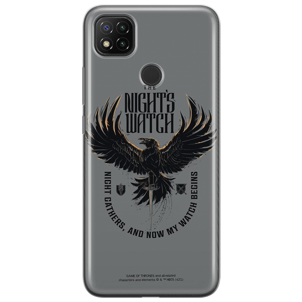 ERT GROUP mobile phone case for Xiaomi REDMI 9C original and officially Licensed Game of Thrones pattern 003 optimally adapted to the shape of the mobile phone, case made of TPU
