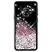 Caka Galaxy S9 Case, Galaxy S9 Glitter Case Starry Night Series Luxury Fashion Bling Flowing Liquid Floating Sparkle Glitter Girly Soft TPU Case for Samsung Galaxy S9 (Rose Gold)