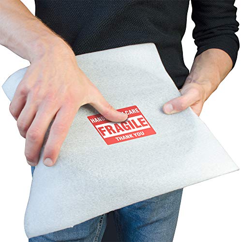 9.5" x 9.5" Foam Wrap Pouches Cushioning for Packing Moving Shipping and Storage Supplies - Foam Pouches is Great Alternative to Air Sheets and Bubble Packing Envelopes - 50 Pack - Thumbnail 2