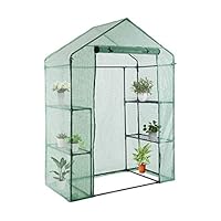 YOUKE Walk-in Greenhouse PE Cloth Cover Garden House Succulent Plants Flowers Green Plant Insulation Family (56