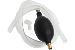 Beavorty Tea Tray Drainage Hose Kit with Silicone Suction Drain Ball Copper Elbow 0.8m Flexible Tube for Tea