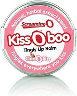 Screaming O Kiss O Boo Cinnamon Tingly Lip Balm Herbal Edible Kissable view 3