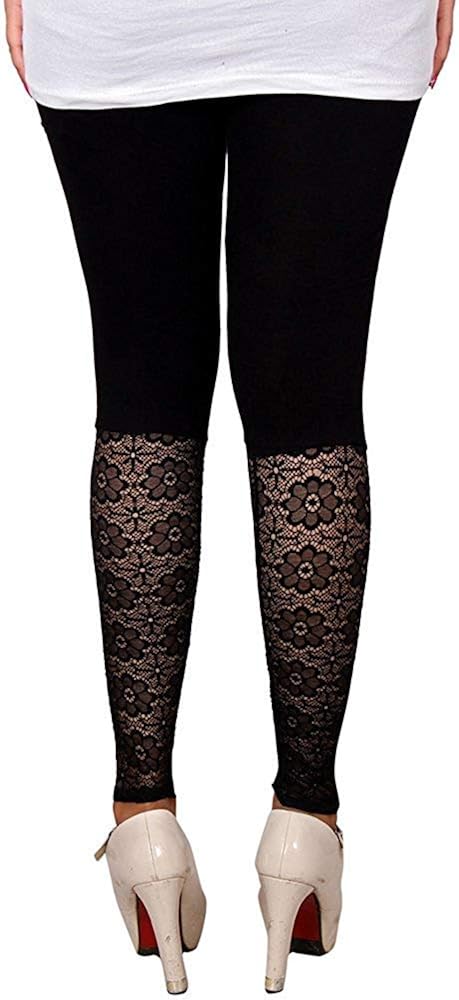 srisaras premium viscose designer ankle length leggings (7 colours)