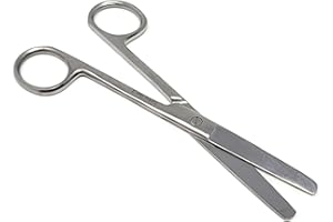 HIGH TECH INSTRUMENTS HIGH Grade AUTOCLAVABLE PACIFATED Stainless Steel Dissecting Operating Scissors 5.5" Blunt Blunt Straight (HTI BRAND)