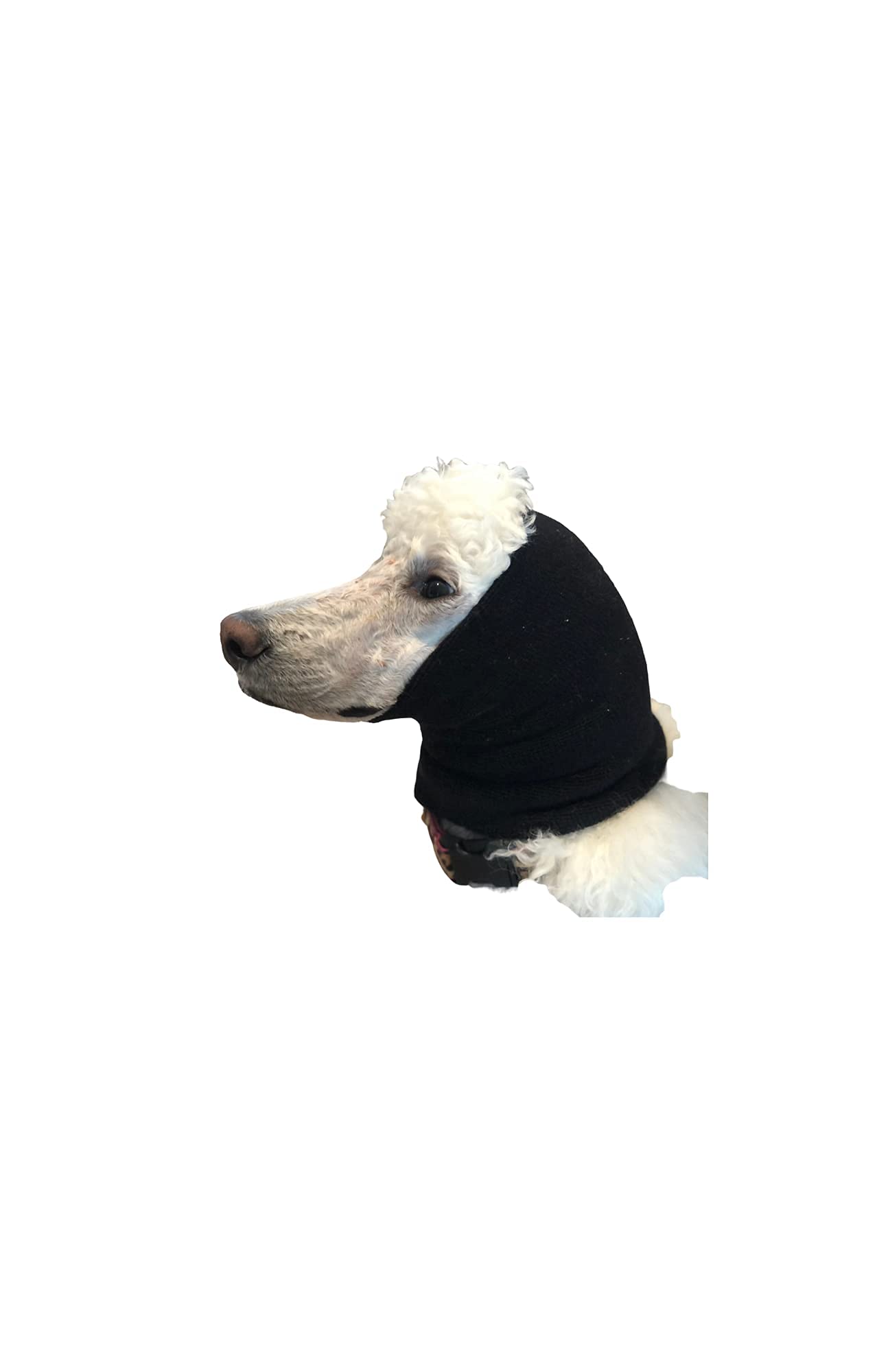 Over The Moon Pet Products Pet Hoodz for Dogs - Anxiety, Grooming, Ear Protection, Calming, Compression, Hoodie, Ear Wrap (Medium, Black)