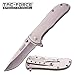 GIFTS INFINITY Free Engraving - Tac-Force Titanium Coated Stainless Steel Quality Pocket Knife