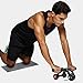 Ab Roller Wheel Exercise Equipment - 3/4 Ab Wheel Innovative Ergonomic Abdominal Roller Ab Workout Equipment - Ab Roller for Home Gym - Ab Machine for Ab Trainer -Abs Roller with Knee Pad