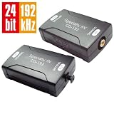 Digital Coax Coaxial S/PDIF to Optical TOSlink Audio Converter HD 24bit/192KHz, SPECIALTY-AV Model CO-192