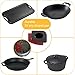 CH HAICHENG 4 PCS Durable Cast Iron Scraper, Grill Pan Scraper Plastic for Cast Iron Skillet, Frying Pans and Griddles