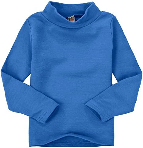 CuteOn Children Unisex Solid Color Kids School Uniform Long Sleeve Turtleneck T-Shirt