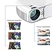 iBosi Cheng Video Projector 1080P Full HD Home Theater Projector LCD Portable Projector with 3600 Lux, 208