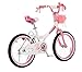 RoyalBaby Girls Kids Bike Jenny Bunny 12 14 16 18 20 Inch Bicycle 3-12 Years Old Basket Training Wheels Kickstand White Pink Child's Cycle